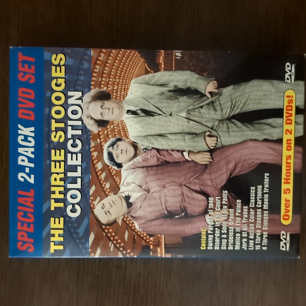 The Three Stooges 2 Disc DVD Set
